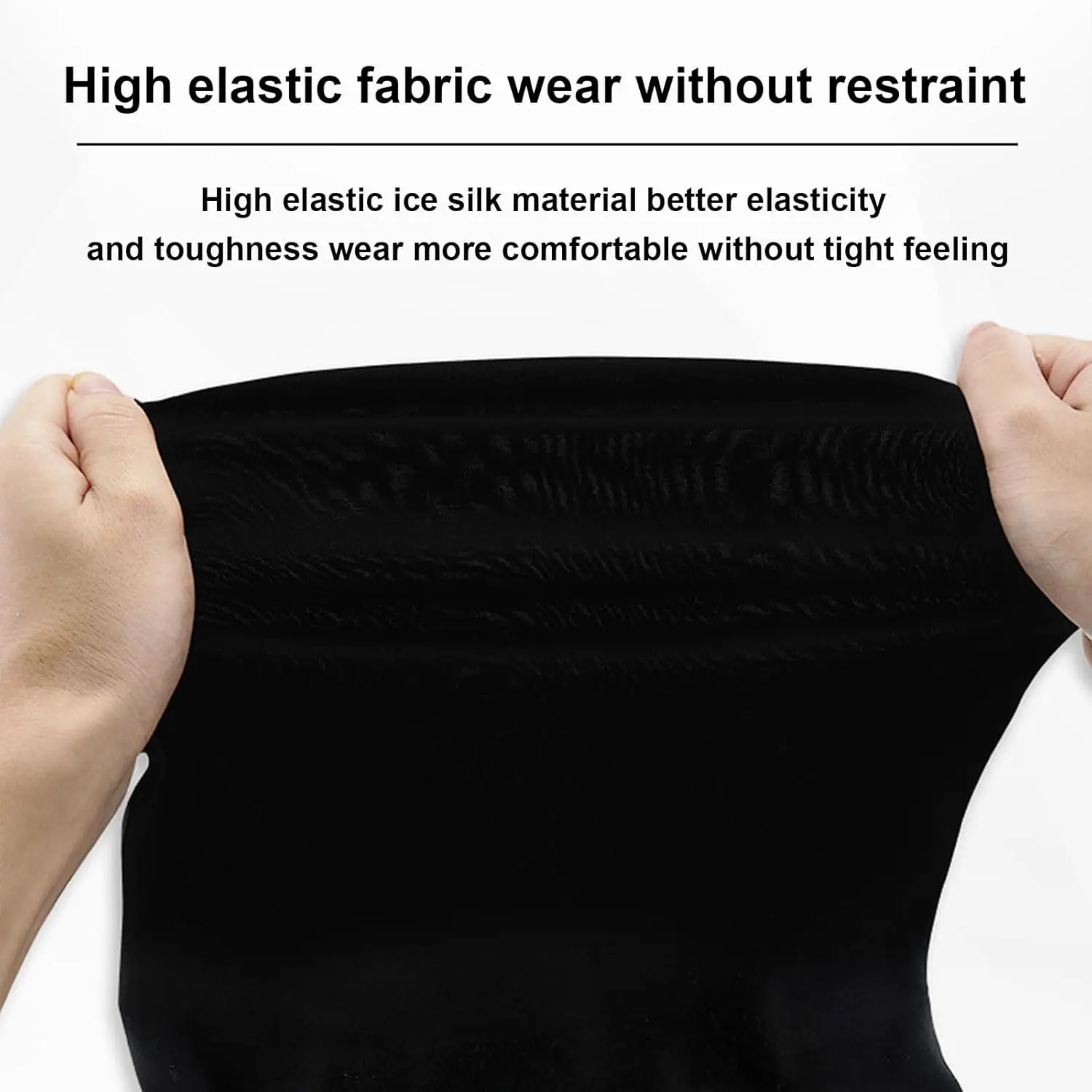 Masque complet noir en spandex pour Halloween, couvre-tête Morph sans visage pour costume de fête adulte