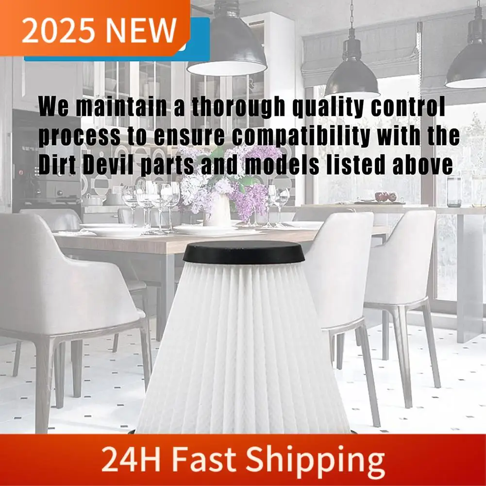 Gen Basic Replacement Filter Compatible For Dirt Devil Scorpion Handheld Vacuum Cleaner Style F117, Compare To Parts AD40117
