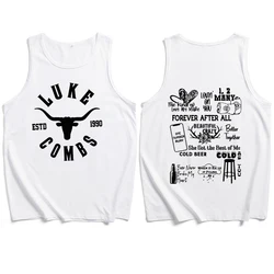 Luke Combs Country Music Shirts Western Vest canotte t-shirt uomo donna top senza maniche