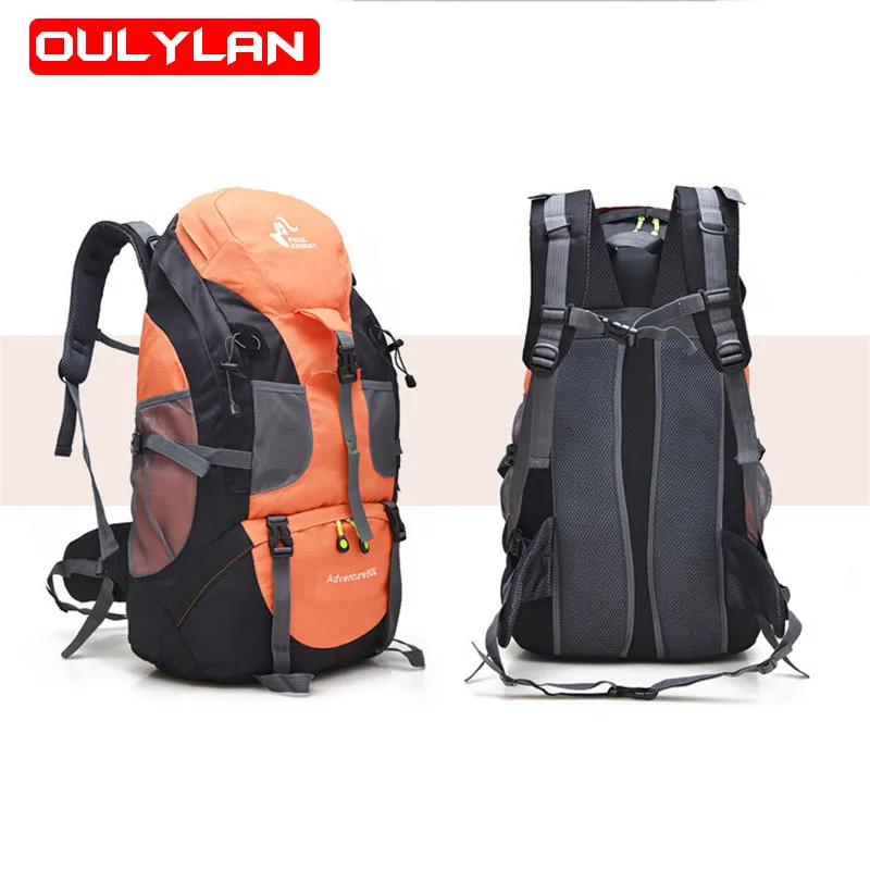 

New Outdoor 50L Travel Backpack Men's Women's Camping Hiking Rucksack Sports Ultralight Polyester Mountaineering Bag