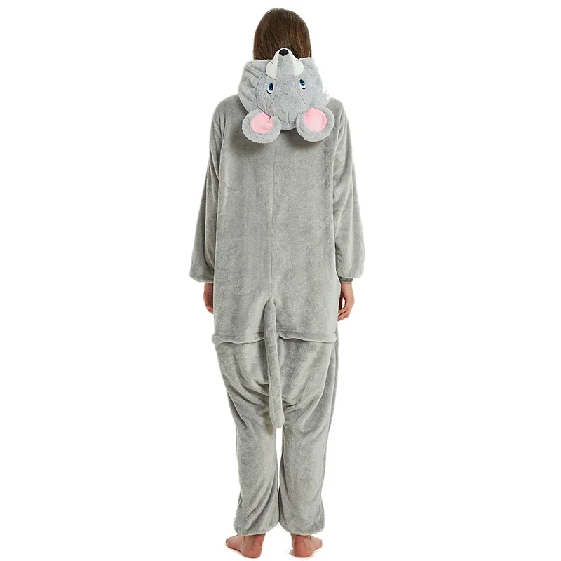 Mouse Footed Pajamas Adults Kigurumi Onesie Men Cosplay Costume Halloween Full Body Pijama Men One-Piece Sleepwear Christmas