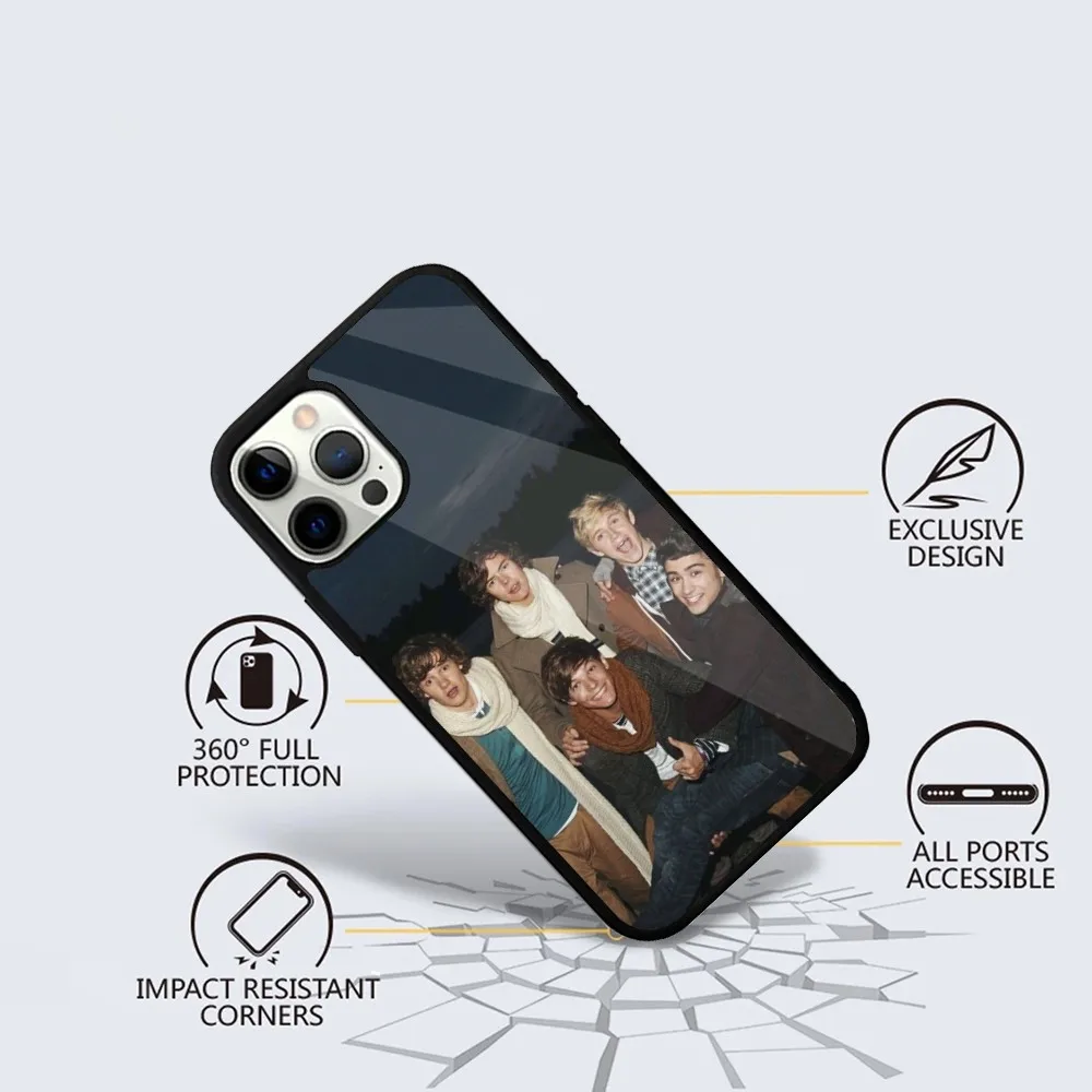 Band O-One Direction OD Phone Case For iPhone 16,15,14,13,12,11,Plus,Pro,Max Mini Magsafe Magnetic Wireless Charging