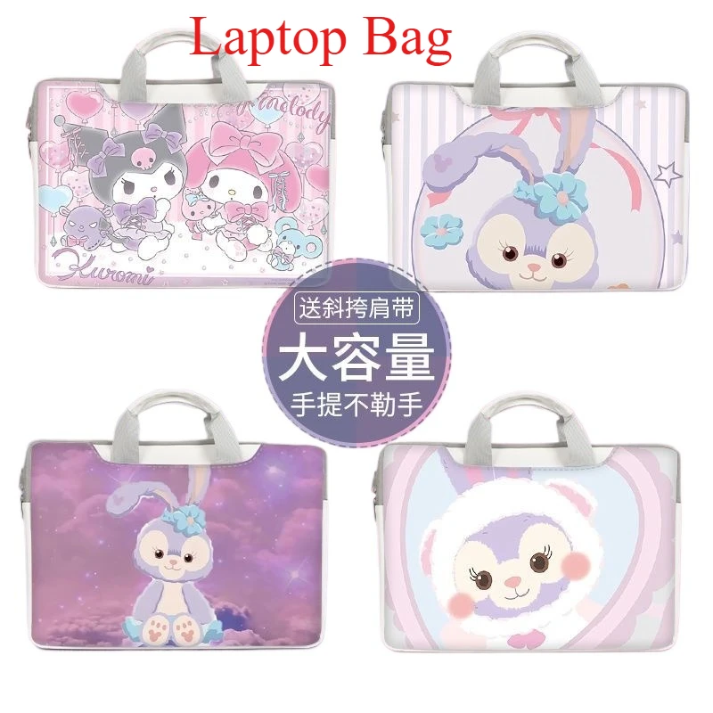 

Sanrio Hello Kitty Laptop Bag Cinnamoroll Cute Large Capacity Tablet Organizer Cartoon Handbag Laptop Case 15in 13in 14in 16in