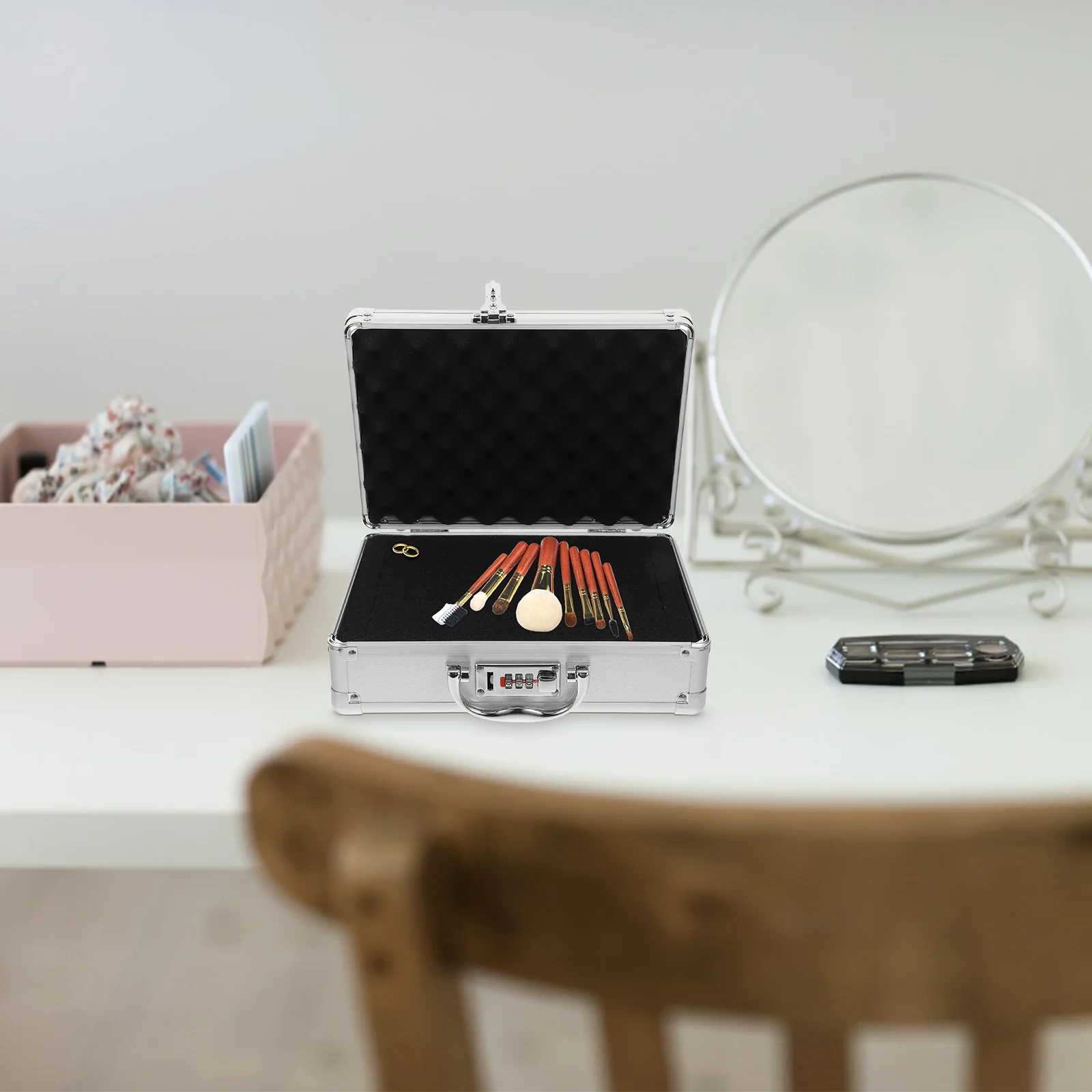 Container Suitcase Suitcases Padded Cotton Small Hard with Foam Maintenance Tool