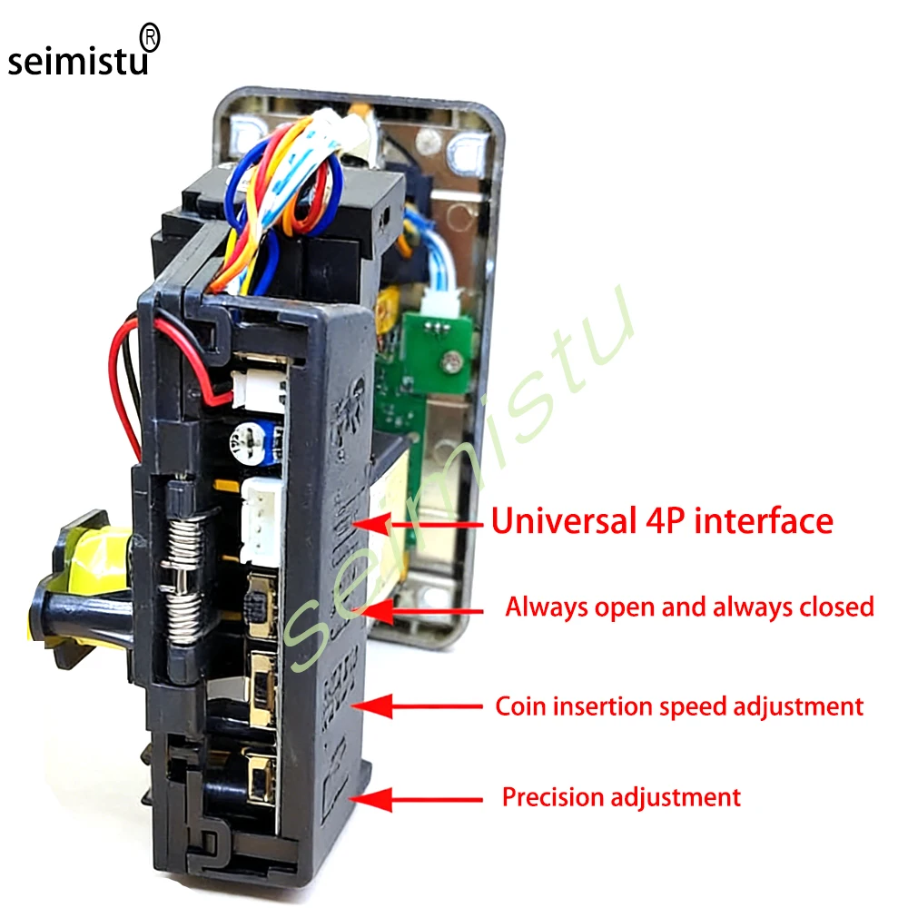 JY133A Münzprüfer CPU Vergleichbare Auswahl Tokens Sammlermechanismus Mit Kabel Für DIY Arcade-Spiel Maschine Teile – Detail 4