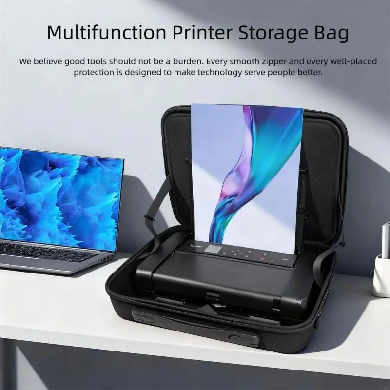 Printer Carrying Bag Storage Case Organization Protector Office Equipment for TR160 