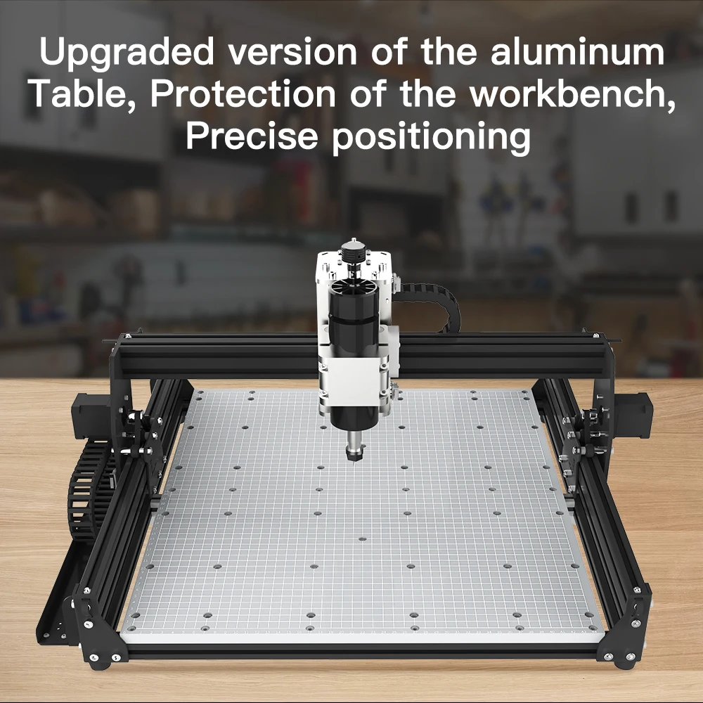 Imagem -06 - Máquina de Gravação a Laser com Mesa de Alumínio Fresadora Controle Grbl Ferramentas Faça Você Mesmo Corte Roteador Cnc Madeira Metal Pcb 500w