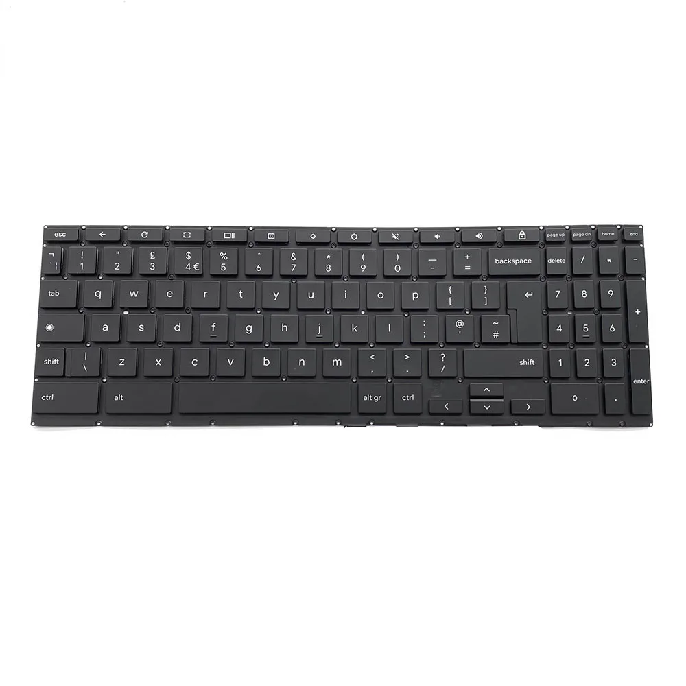 

Laptop keyboard For ASUS Chromebook Flip CX5 CX5601 CX5601FBA Black With Backlit United Kingdom UK Without Frame
