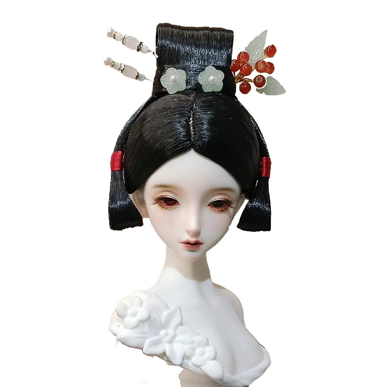 1/6 1/4 1/3 Ancient Costume BJD Wig Hanfu Fairy Hair Retro Wigs For BJD/SD YOSD MSD SD13 Big Girl SSDF Doll Accessories C2520