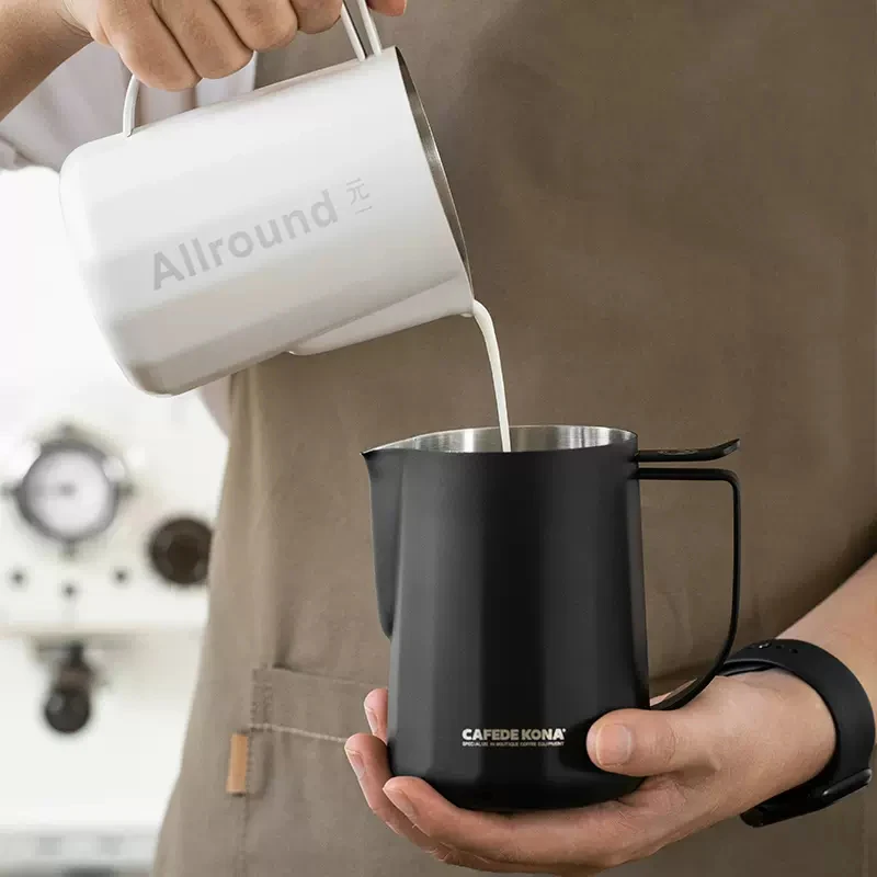 

Allround 700ml Milk Frothing Pitcher Steaming Pitchers Professional Milk Foam Jug Home from zkings1019 Yuanyi Zhang