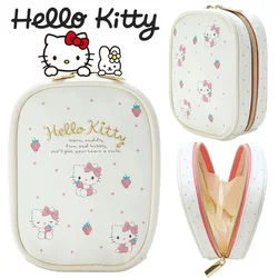 Sanrio Hello Kitty borsa per il trucco borse per cosmetici moda donna pochette da viaggio per cartoni animati borse borsa per Organizer con cerniera