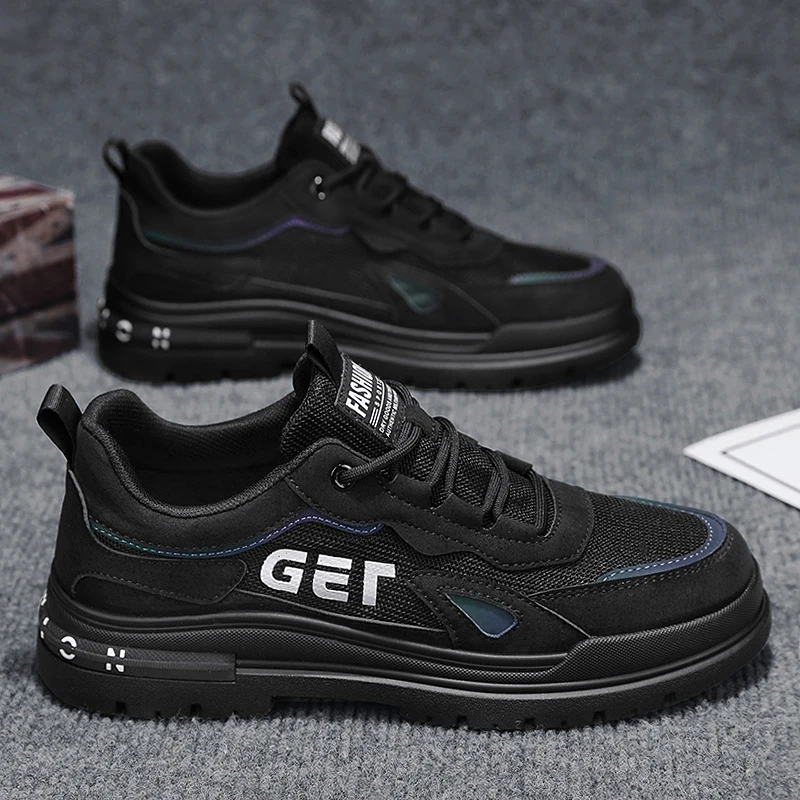 Comfort Focus Men Daily Skate Shoes Light Construction Sweat Wicking Lining Durable Traction Sole Casual Street Strolling
