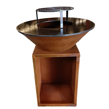 

Гриль для барбекю, сад, открытый металлический нагрев, укороченная стальная сборка, кронштейн для костра