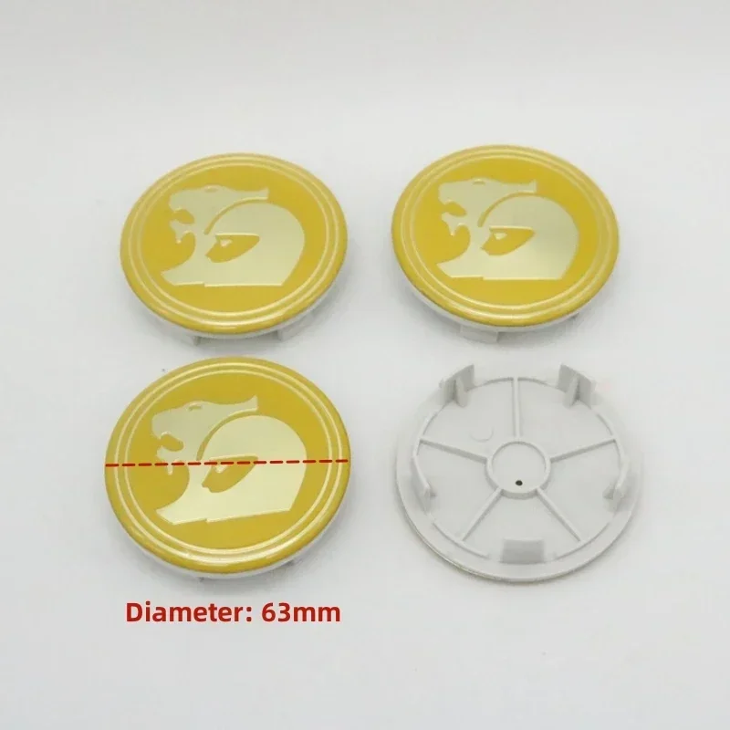 4PCS Car Wheel Centre Caps Decoration Hub Covers For HSV Coupe V2-VY VZ VE VF EX GTS Commodore 63mm