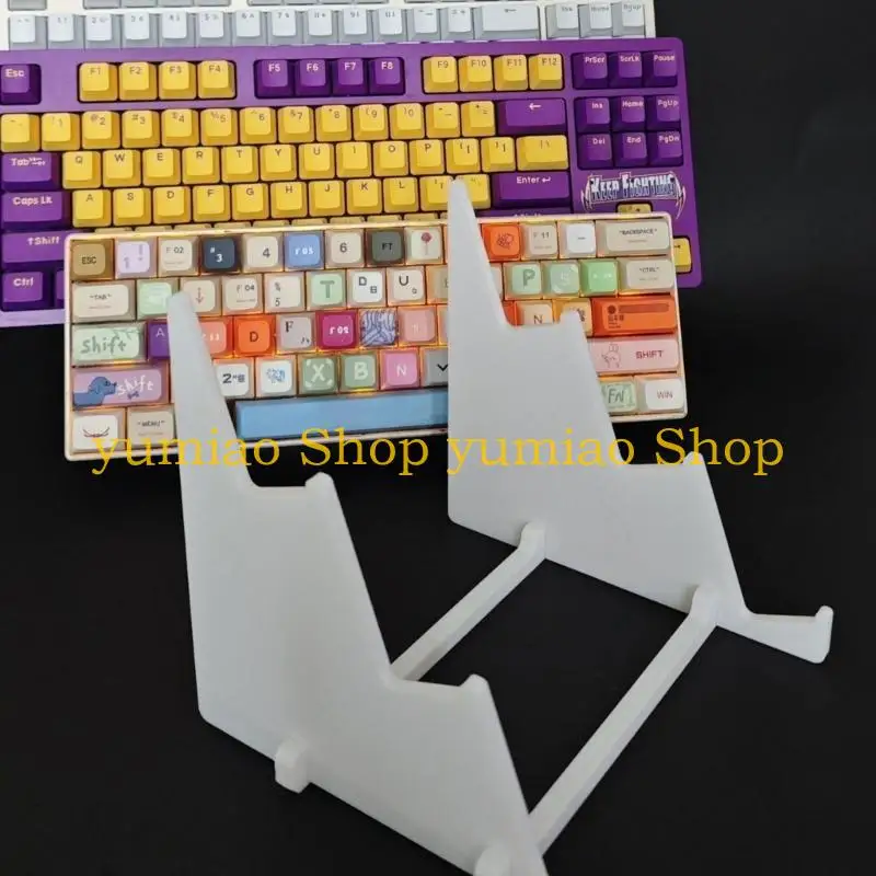 587B Compactly 3Tier Keyboard Shelf Stand For Home and Office Study Room Setups