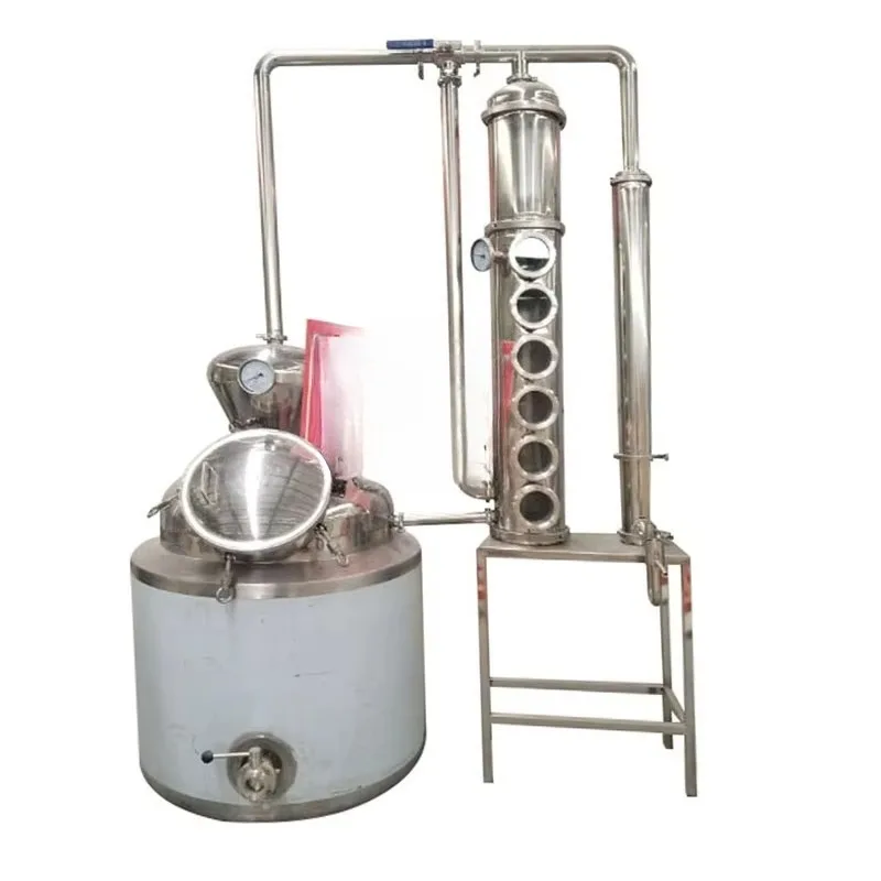 200L Best Price Stainless Steel / Copper Column Distiller Distillation Equipment