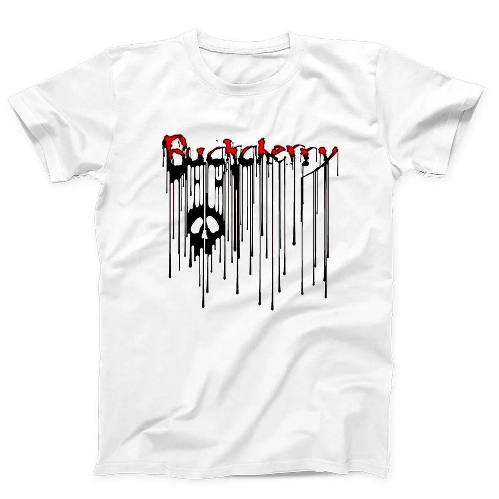 Подарочная белая хлопковая Футболка Buckcrry для мужчин и женщин, размер унисекс, летняя Винтажная Футболка