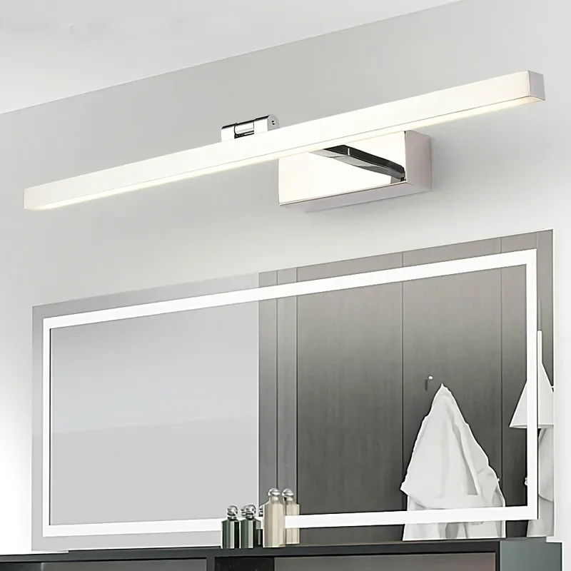 Imagem -04 - Luz Led de Parede L40cm L60cm L70cm L90cm para Banheiro Luz Espelhada à Prova Dágua Moderna Acrílico Luz de Parede para Banheiro Lgloss Lim319