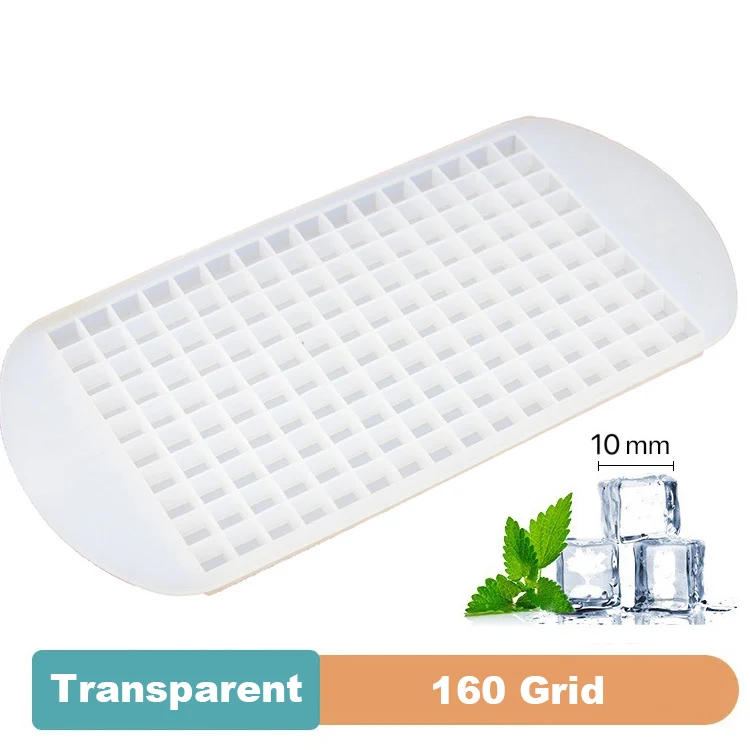 SoftAura 4/6/8/15/160 Gitter Große Silikon-Eiswürfelform Lebensmittelechte Jumbo-Eiswürfelmaschine Quadratische Eiswürfelform für Zuhause Küche DIY