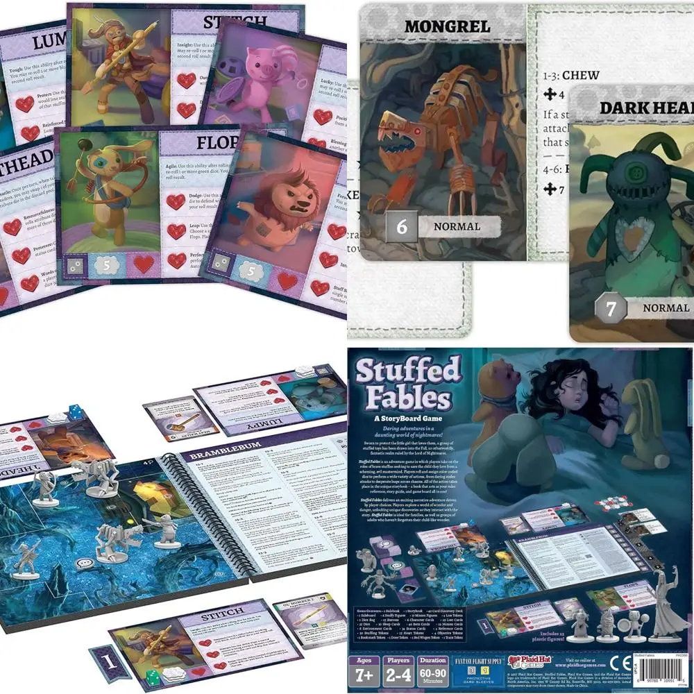 

Благоприятная для всей семьи стратегическая игра Storybook: мягкие балки для детей от 7 лет, 2-4 игрока, время игры в 60–90 минут в клетку.