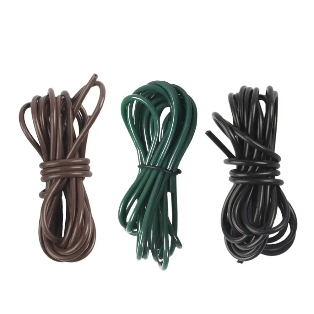 

Practical 1m/2m Rig Tubing Carp Fishing Rope Tricolor Silicone Silicone Rig Tubing Carp DIY Diameter 1mm Outdoor