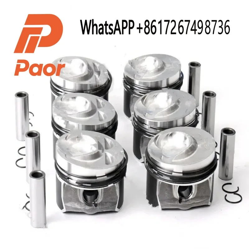 6Pcs Engine Pis-Ton…