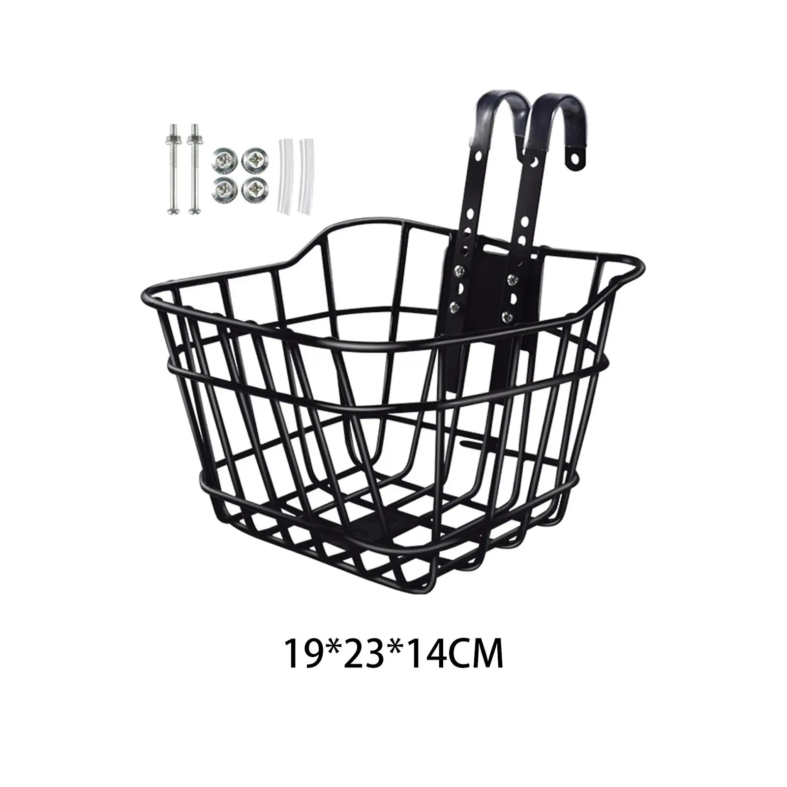 Kids Bike Basket Front Decor Storage Iron Wire Carrying Lightweight Child Bicycle Basket for Girls Boys Street Camping Parks