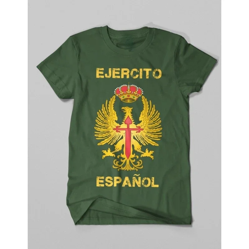 Ejercito Espanol Spanish Army Men T-Shirt Short Sleeve Casual 100% Cotton Shirts Size S-3XL