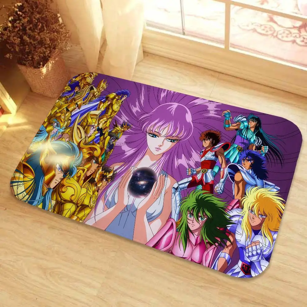 

Floor Mat Printed Large Carpets Room And Bedroom Carpets Bathroom Anti Slip Saint Seiya Door MATS Small Carpets