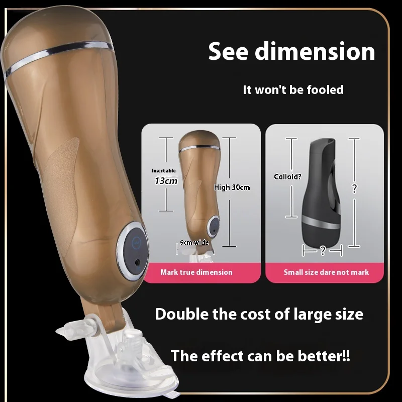 Automatyczny masturbator dla mężczyzn, kubek do seksu oralnego, kieszonkowa wagina, realistyczna wagina, akcesoria erotyczne dla mężczyzn.