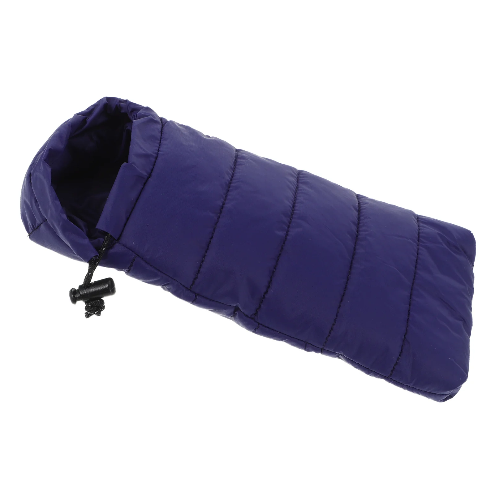 Saco de dormir realista para acampar en miniatura con correa colgante, casa de muñecas, escena al aire libre, accesorios para fotos, Mini decoración portátil para