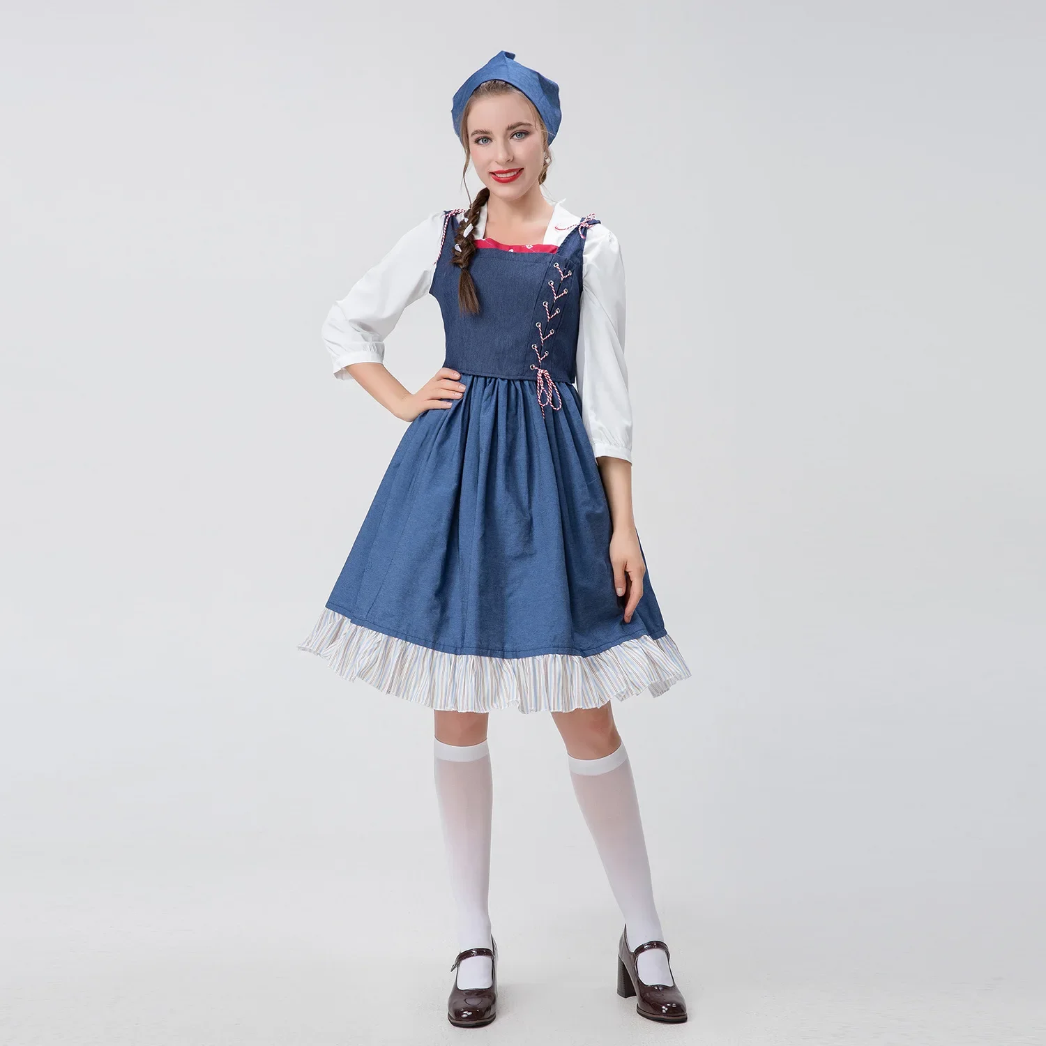 

Halloween Manor Maid Dress Oktoberfest Carnival Beer Skirt