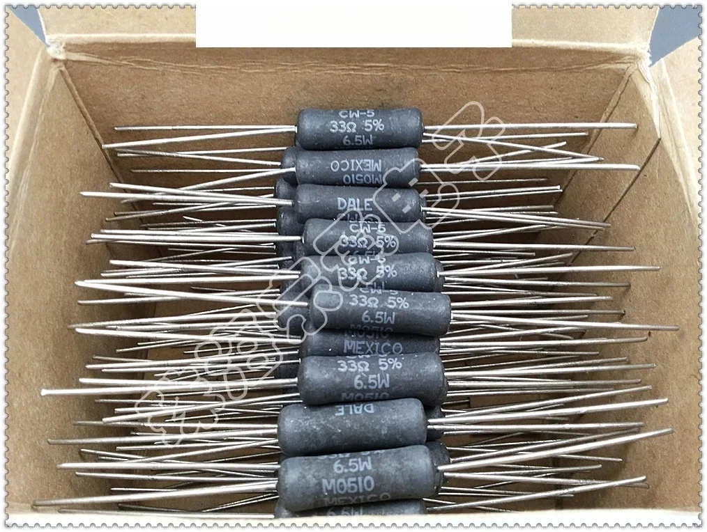 100 PCS 33R 6.5W CW-5 33Ω 33 ohms, wire wound resistor