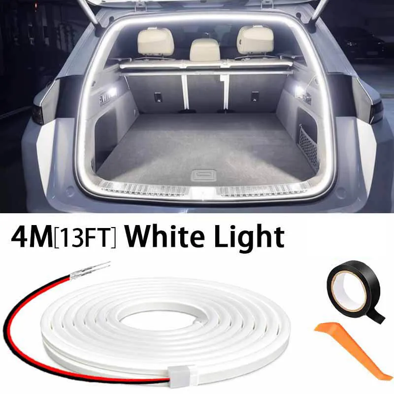 Car High Brightness Trunk Lighting Ambient Light Interior Decoration LED Wiring Free Automatic Sensing Tailgate Light Strip