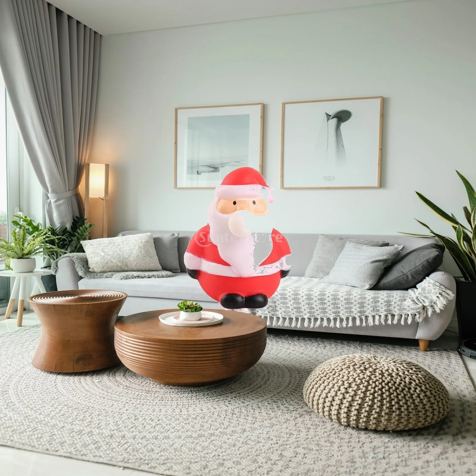 ゆっくりと膨らむスクイーズ玩具-クリスマスノベルティ漫画プレッシャーボール-ソフトハンドトイ-子供向け集中力向上グッズ