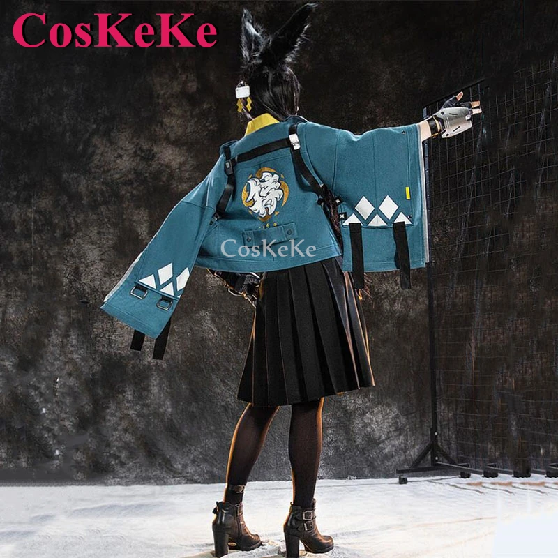 CosKeKe Hoshimi Miyabi Cosplay Game Zenless Zone Zero Costume Fashion Battle Uniforms Halloween Party Role Play Clothing S-3XL