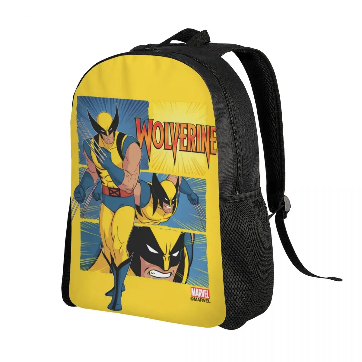 Custom Wolverine Character Backpacks for Women Men College School Students Bookbag Fits 15 Inch Laptop Bags