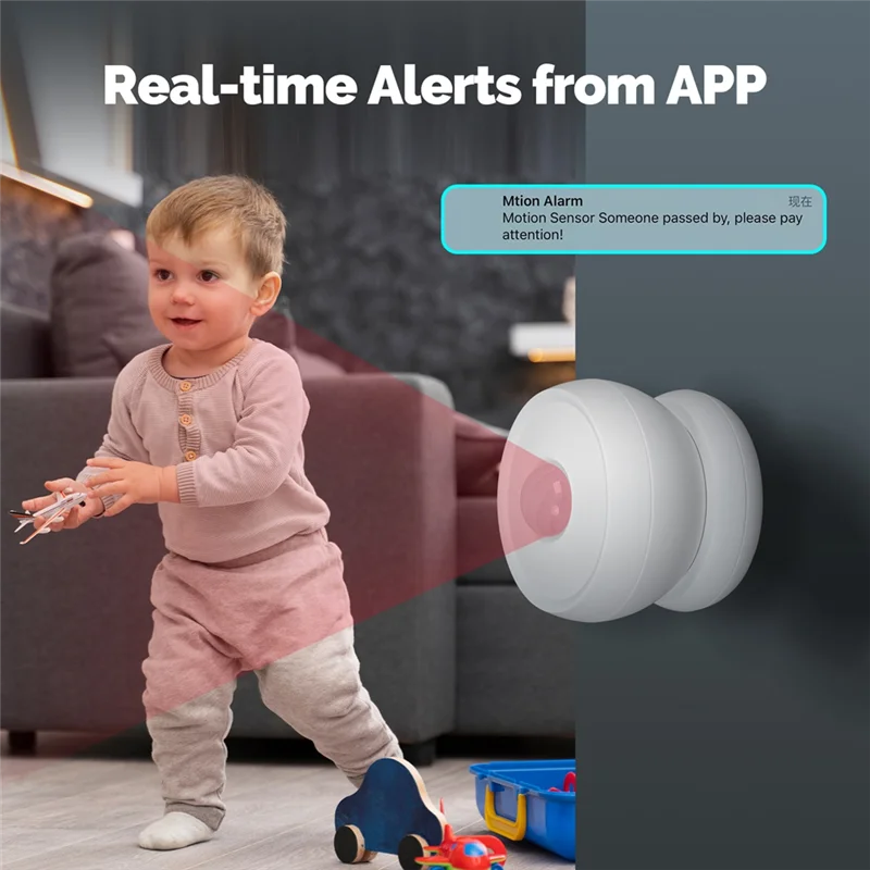 SQPP-Tuya Zigbee 스마트 PIR 센서 자기 베이스 홈 보안 자동화 기능이 있는 인체 적외선 동작 감지기