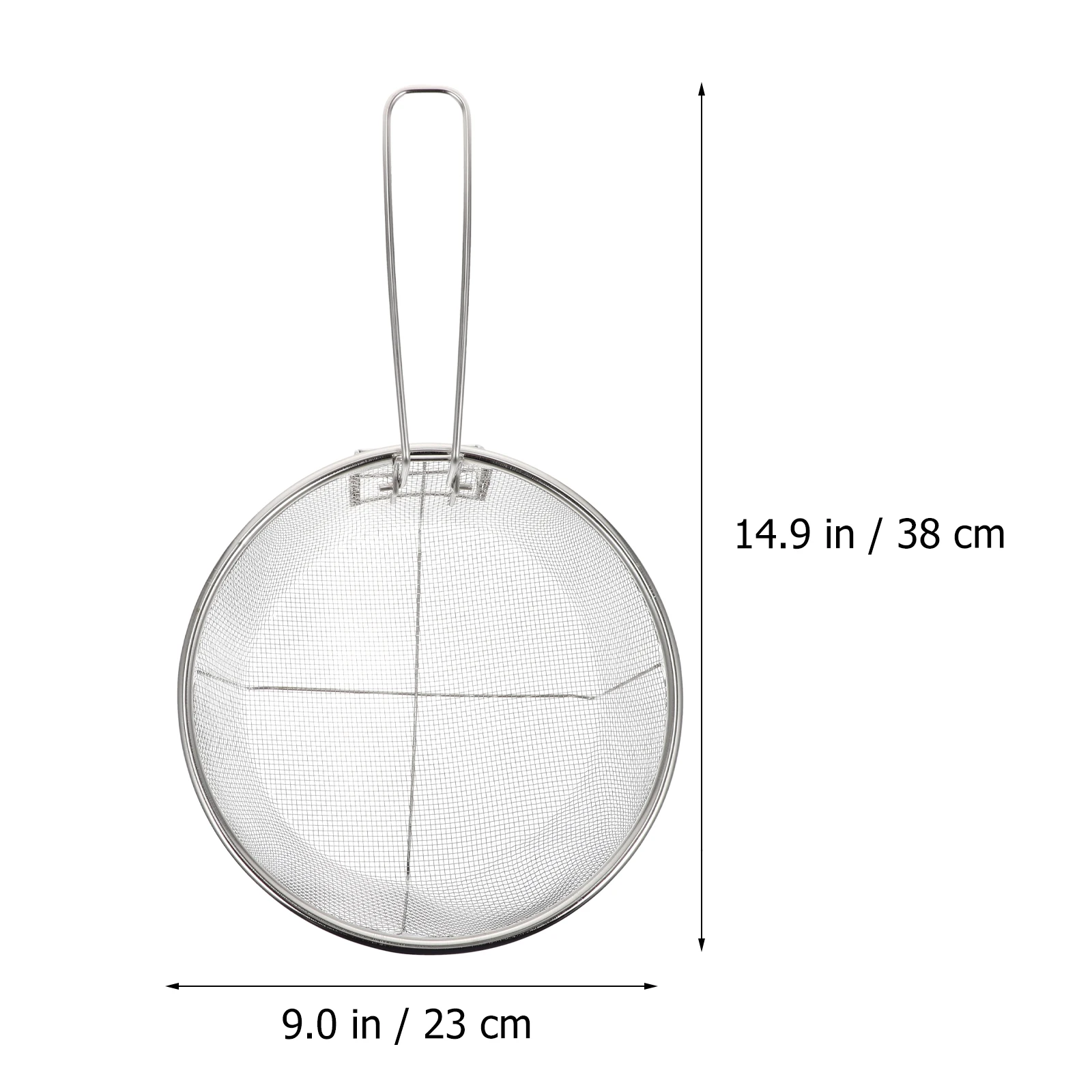 

Foldable Frying Basket Stainless Steel Wire Mesh Drain Oil Quickly Kitchen Supplies Home Gadget Cooking Tool Pastry Fryer Pot