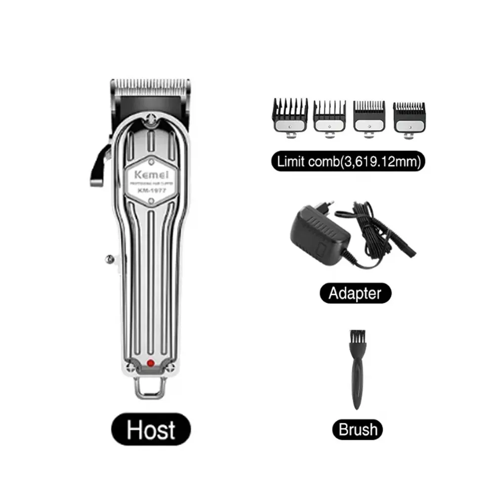 

Kemei Professional All Metal Hair Clipper Men Electric Hair Trimmer Fade Hair Cutter Haircut Machine Barber shop KM-1976 KM-1977