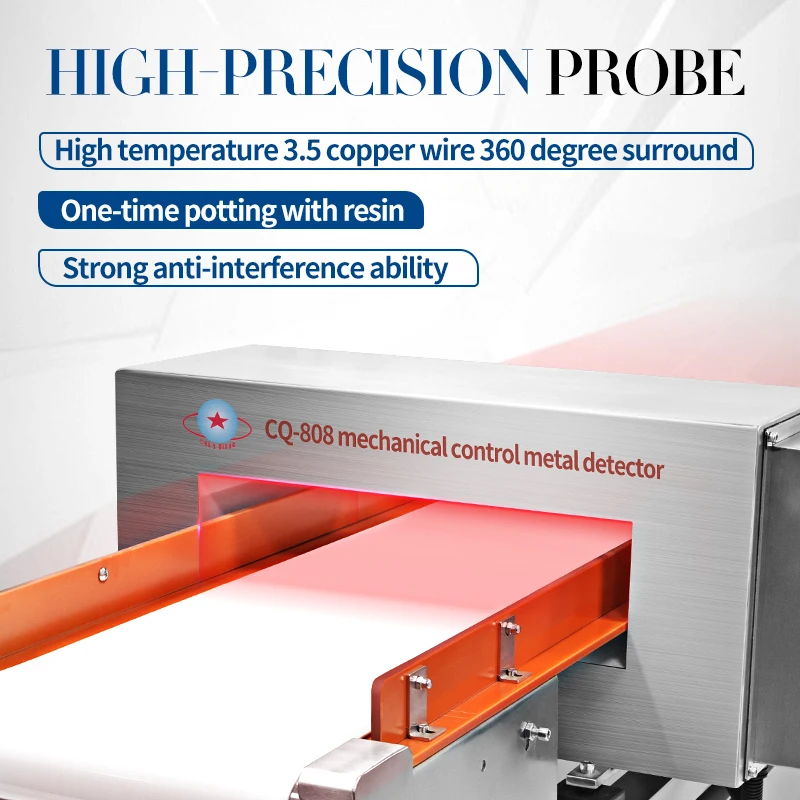 Food Industry Automation Metal Detector Conveyor Belt Metal Detector for Food Meat