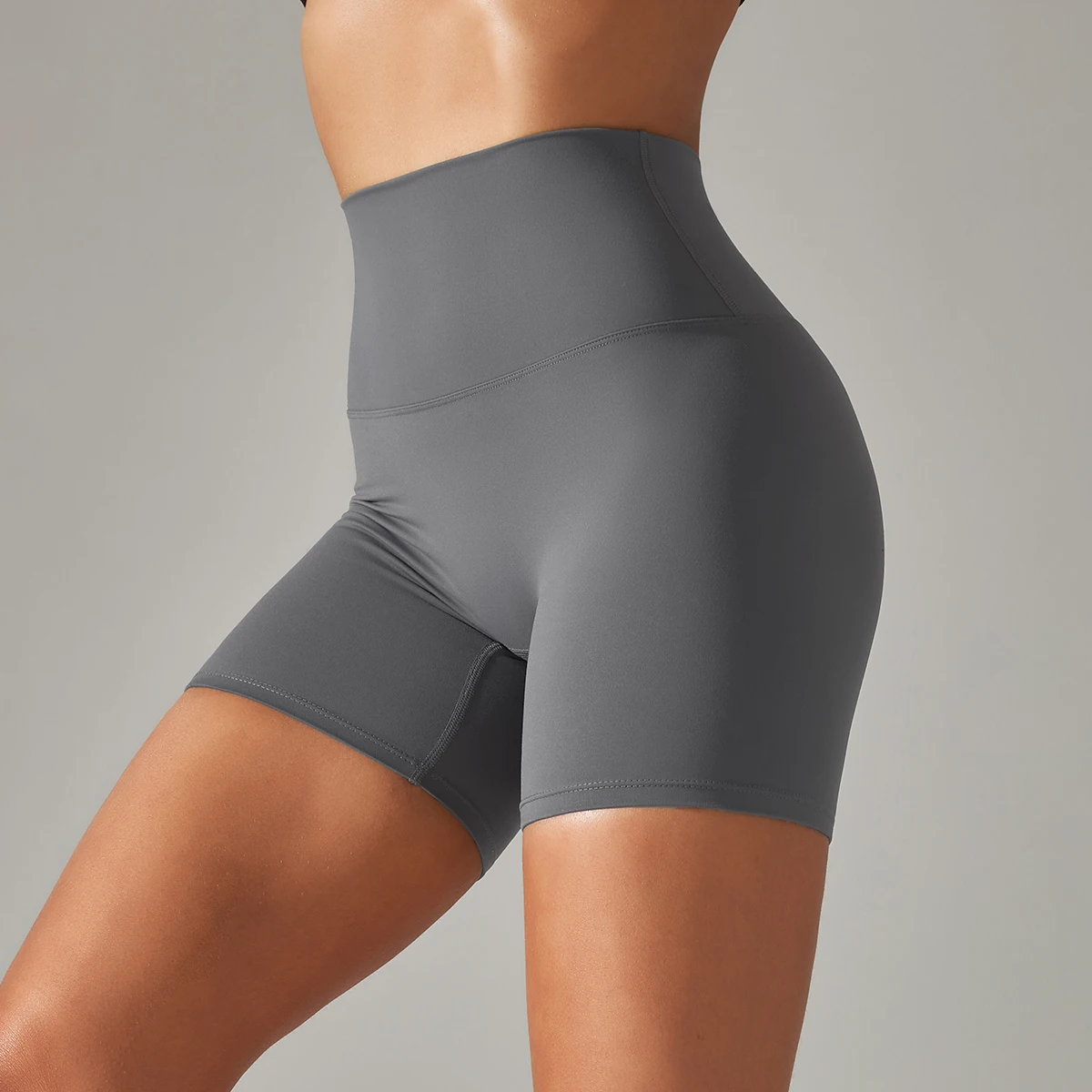 Frauen Yoga Legging Shorts Schnell Trocknend Radfahren Workout Gym Shorts Squat Proof Hohe Taille Fitness Engen Shorts Sport Kurze – Detail 15