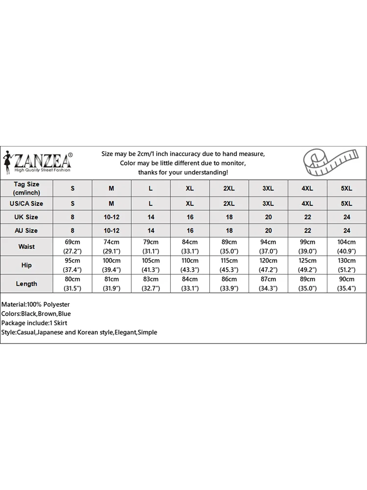 ZANZEA Faldas largas de moda para mujer, Jupes con cintura elástica, Maxi Faldas a rayas Saia 2025, pantalones de cintura alta para otoño, pantalones de trabajo informales