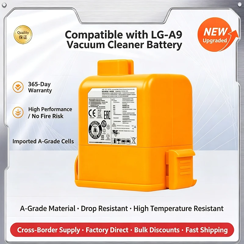 Replacement Battery for LG A9 Vacuum Cleaner, High Capacity and Long Battery Life, Making Cleaning Easier🏅