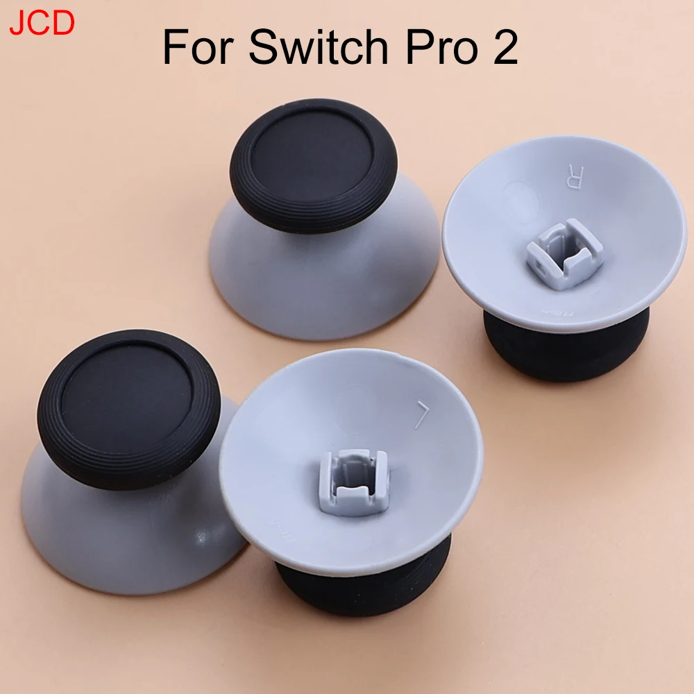 JCD 2 Stück Original 3D Analog-Joystick-Modul Pilzkappen-Abdeckung für Nintendo Switch 2 Pro NS 2 Pro Ersatz-Daumenstick-Abdeckung
