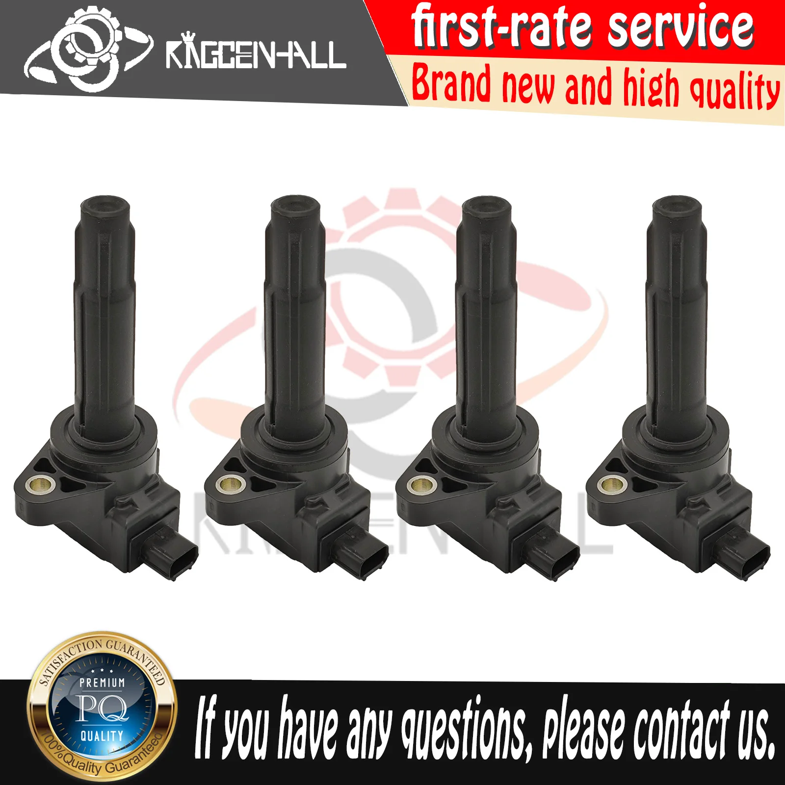 Engine Ignition Coil 30520-55A-005 FK0445 Compatible With Honda Fit 4 1.2 1.3 1.4 CITY 1.5L CR-V 3 FR-V Civic 1.3L 1.8L 2.0L
