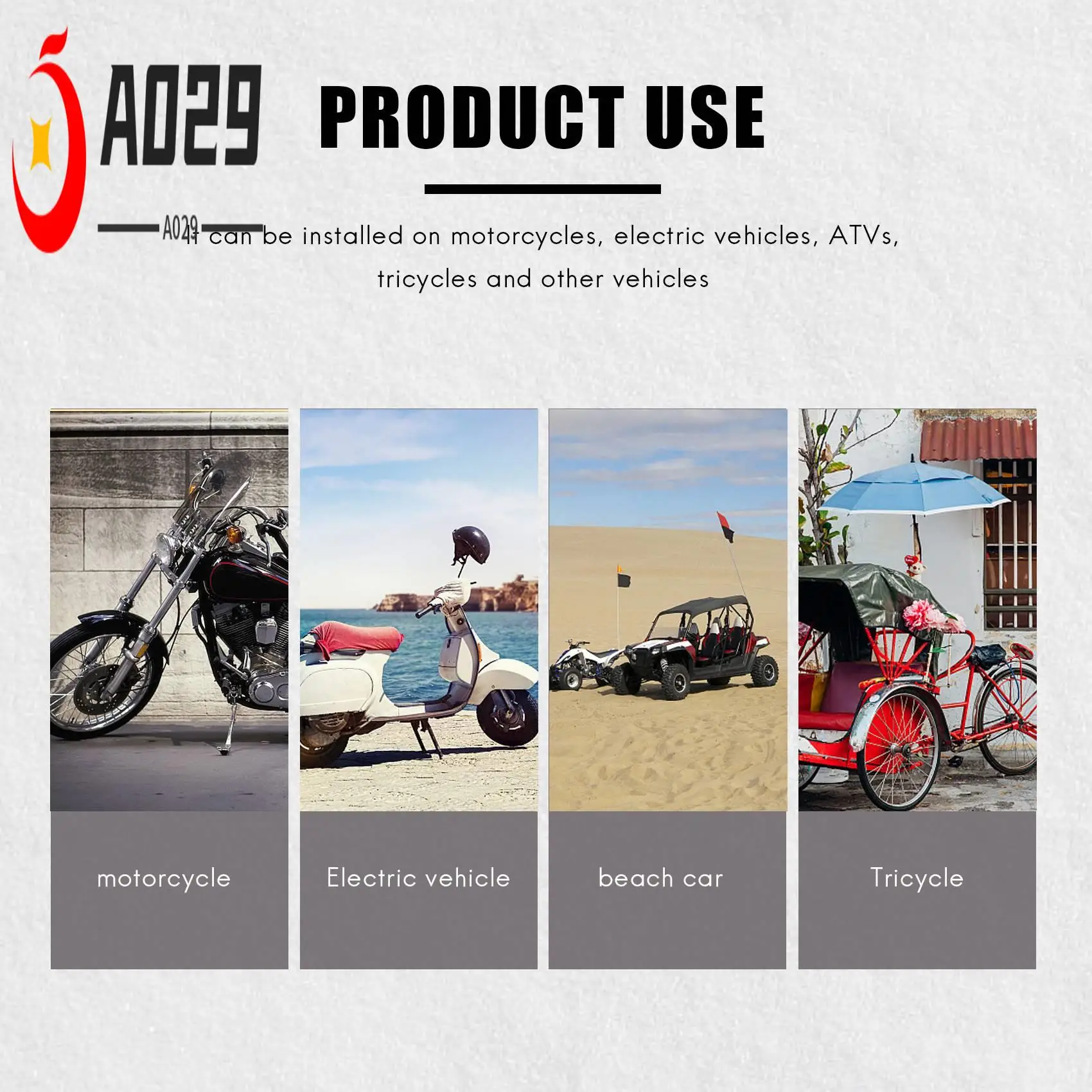 

A029-2Pcs Universal Mount Bracket For Motorcycle Bumper Headlight Stand Spotlight Extension Pole Frame Support Bracket