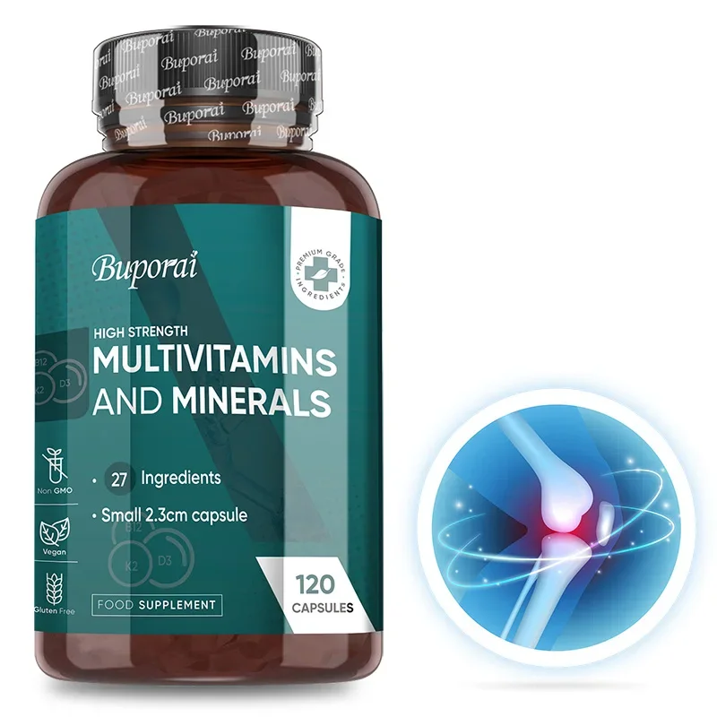 

Multivitamins and Minerals Supplements - Help Relieve Fatigue, and Promote Red Blood Cell Production, Maintain Bone Health