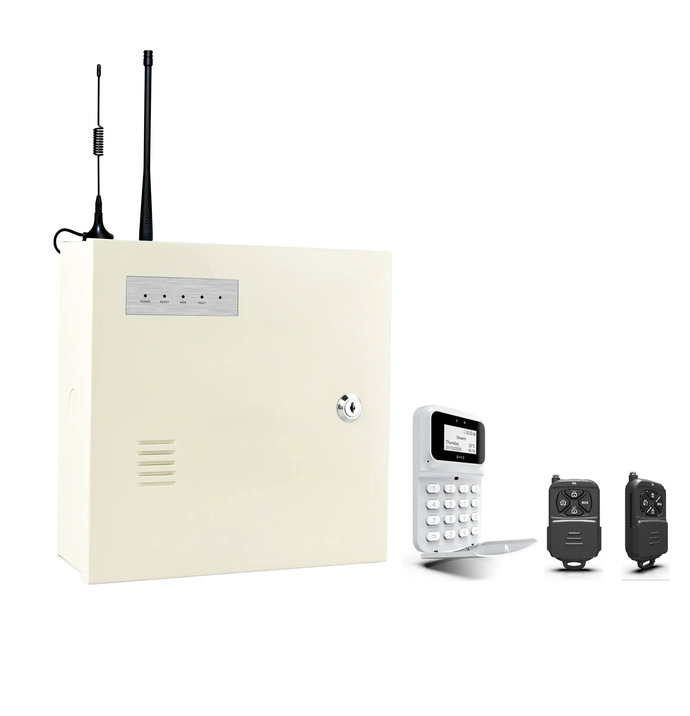 2022 Professional gsm/ LAN/ PSTN wireless alarm systems with 3g 4g 5g motion prices for fire door houses security