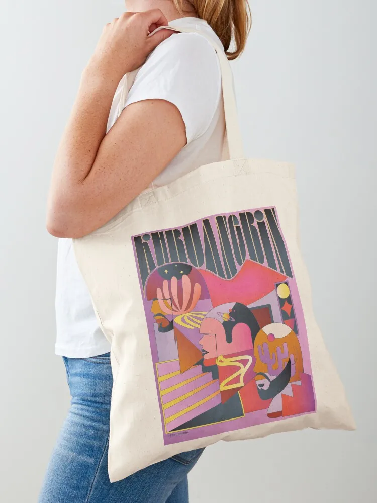 Three Laura Friend In Abstract Poster Tote Bag custom tote Customizable screen Custom